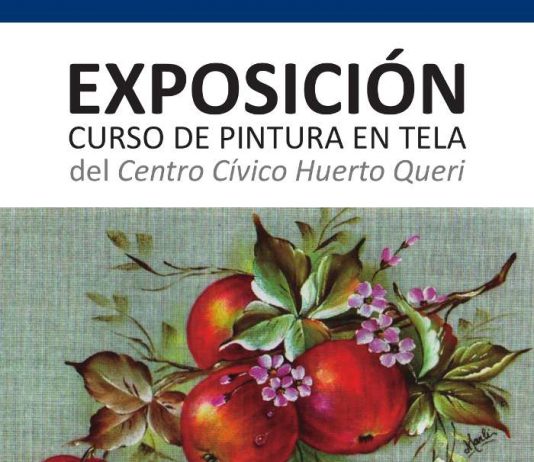 El alumnado del curso de pintura en tela expone sus trabajos