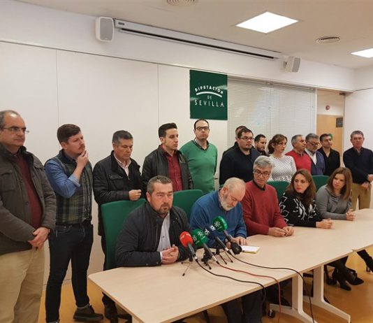 Los alcaldes de IU en Sevilla cargan contra la Diputación, la Junta y el Gobierno por “el retraso” en las subvenciones y convocatorias