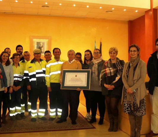 Homenaje a José Alcántara en su despedida como trabajador municipal