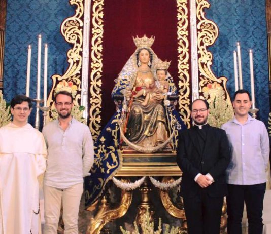Alberto Jaime Manzano cierra su etapa de tres años como vicario parroquial en El Viso del Alcor