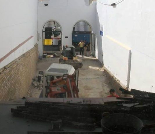 Comienzan las obras en la plaza de abastos Santa Marta