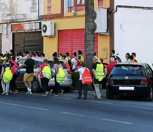 Cerca de 200 peregrinos hicieron el camino de cada 15 de agosto desde El Viso a Sevilla