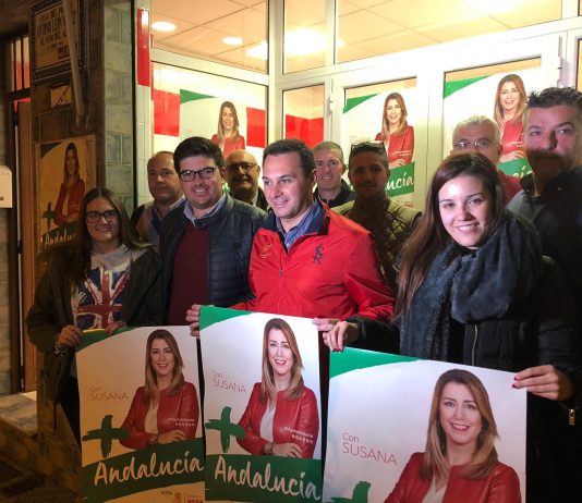 Andaluzas’19: El PSOE visueño, con “las ideas claras y la defensa de los andaluces” de Susana Díaz
