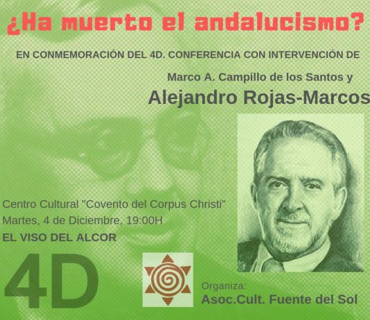 Rojas Marcos intervendrá en una conferencia de Fuente del Sol para conmemorar el 4 de Diciembre