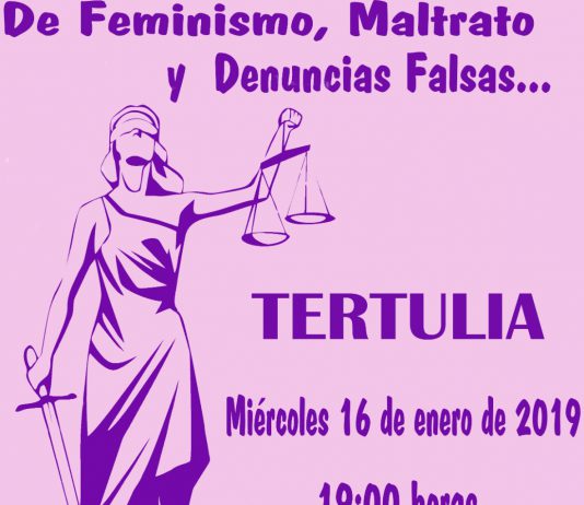 Solano organiza una tertulia sobre «Feminismo, malos tratos y denuncias falsas»