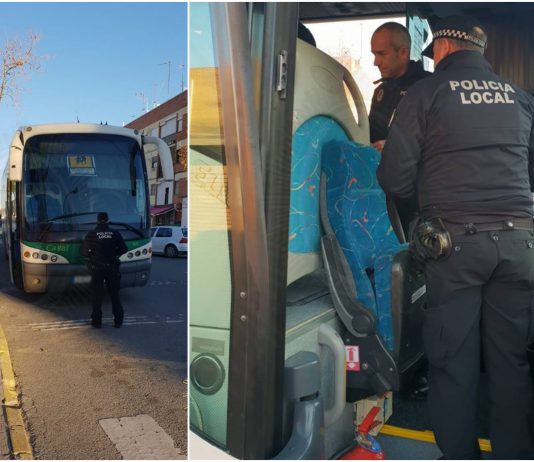 La Policía Local participa en la campaña de control de transporte escolar de la DGT