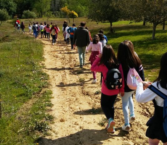 Unos mil escolares visitan y conocen el Parque de la Muela
