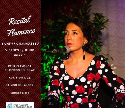 El Rincón del Pilar organiza un recital flamenco a cargo de Vanessa González