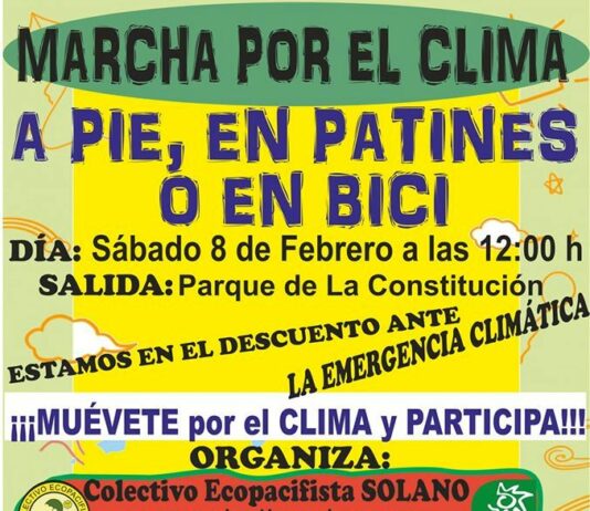 Solano celebra este sábado una marcha por el clima en El Viso