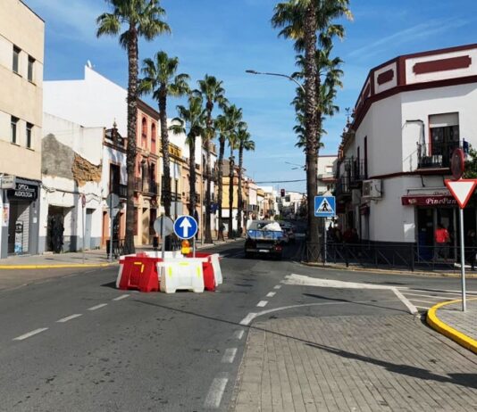 A prueba una nueva rotonda en El Viso