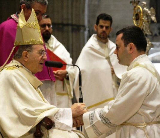El visueño Fran Trigo es ordenado sacerdote