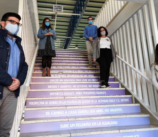 25-N: Inaugurada las ‘Escaleras de la Igualdad’