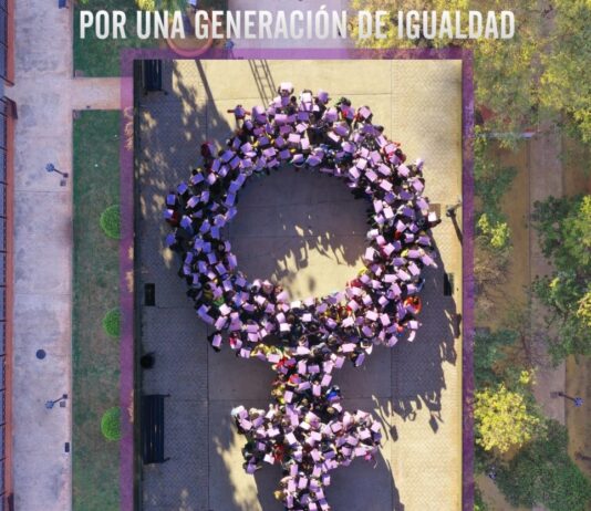 El cartel del 8-M en El Viso, «por una generación de igualdad»