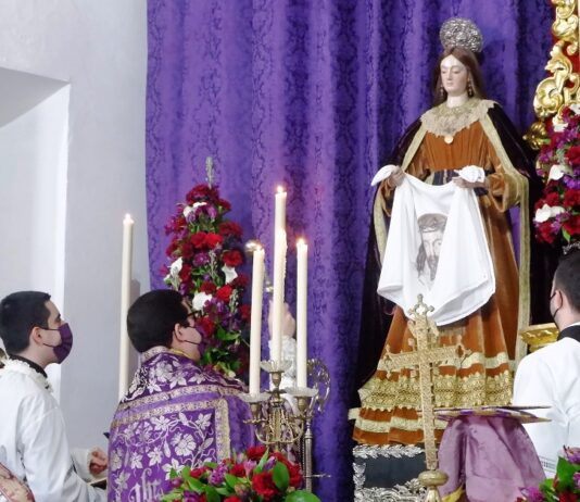Bendecida la nueva imagen de la Verónica de la hermandad de Jesús Nazareno