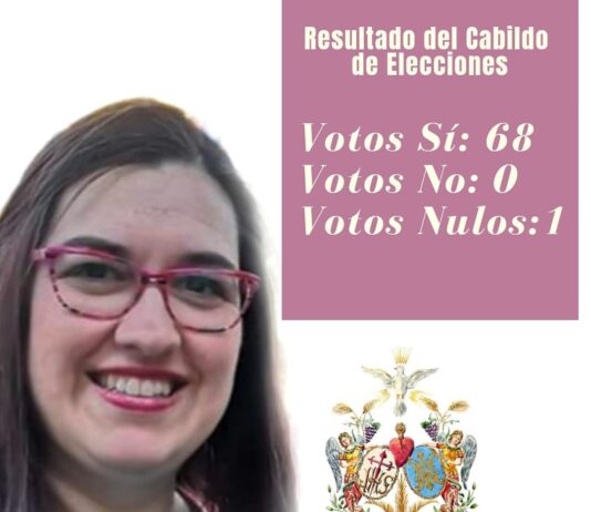 Inmaculada Jiménez seguirá como Hermana Mayor de la Sagrada Entrada