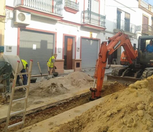 Comienzan las obras en calles Tocina y Ronquera con dinero del remanente de la Hacienda Municipal