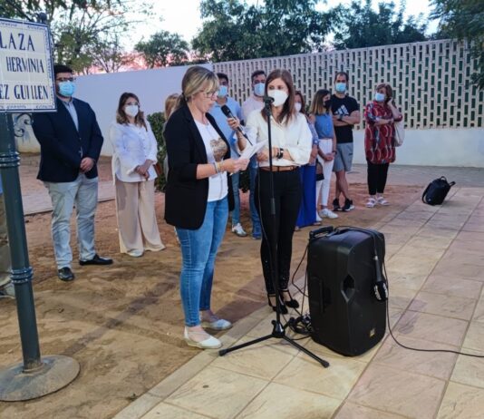 Herminia Gutiérrez ya tiene una plaza con su nombre