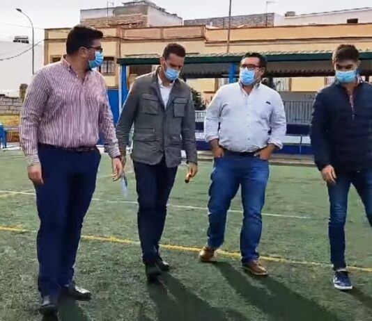 Primer paso para el cambio de césped en el Manuel García ‘La Calera’