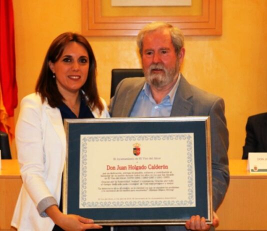 Pleno extraordinario este jueves para el nombramiento de Juan Holgado como Hijo Adoptivo de El Viso