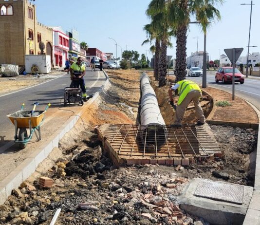 Las obras en la Avenida del Trabajo entran en una nueva fase