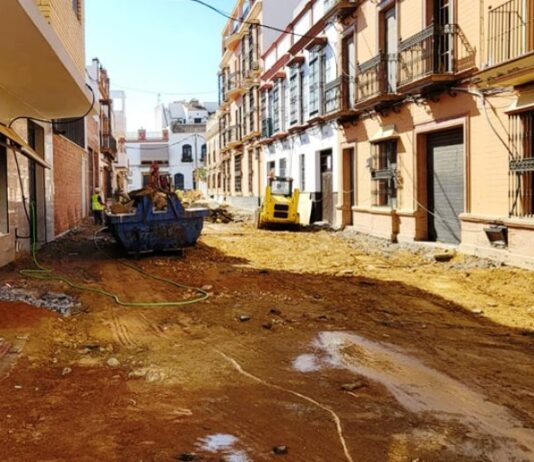 Comienzan las obras en calle Juan Ramón Jiménez