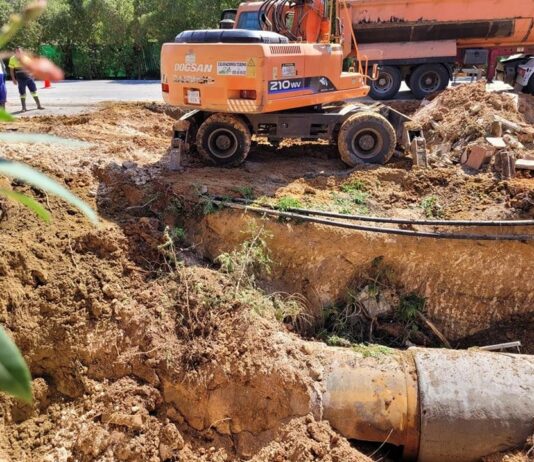 Una rotura puntual de una tubería podría afectar al suministro de agua en El Viso