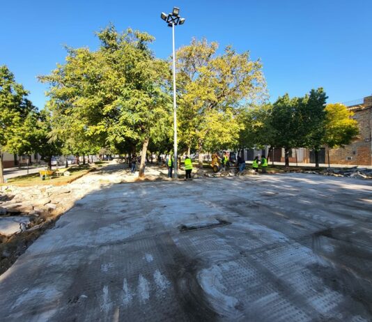 Comienzan las obras de mejora en la plaza Aljarafe