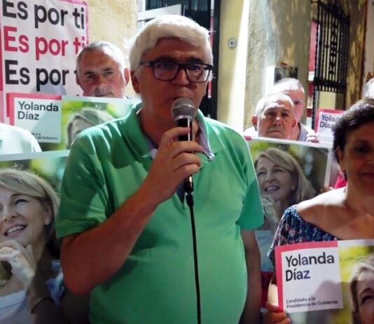IU El Viso arropa a Yolanda Díaz en el arranque de la campaña electoral