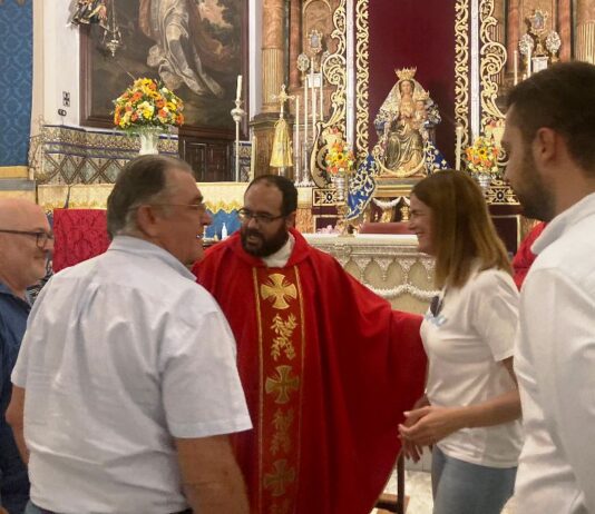 José Antonio de la Maza toma posesión como párroco de la de Santa María del Alcor
