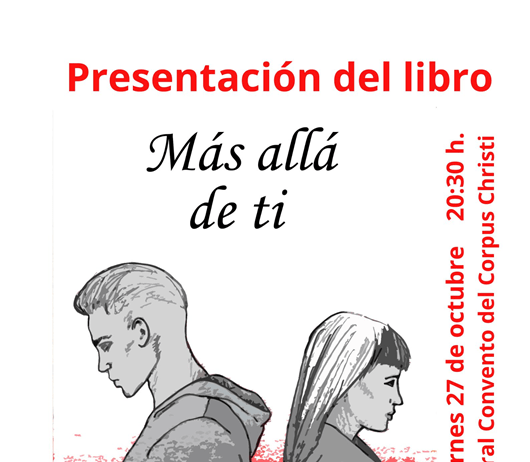 Jesús Martín presenta este viernes su novela ‘Más allá de ti’