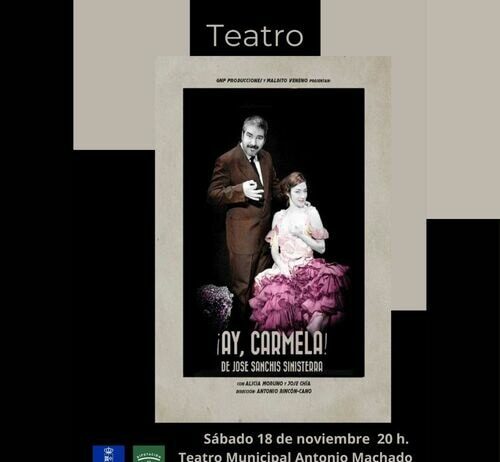 Maldito Veneno presenta este sábado en el teatro municipal la obra ‘Ay, Carmela’