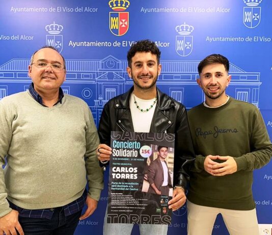 Concierto solidario de Carlos Torres el 5 de diciembre en el teatro municipal