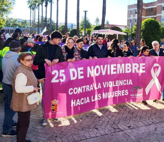 El Viso se moviliza por el 25N con una marcha en la que han participado los centros educativos