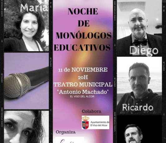 Noche de monólogos educativos el próximo sábado en el teatro municipal