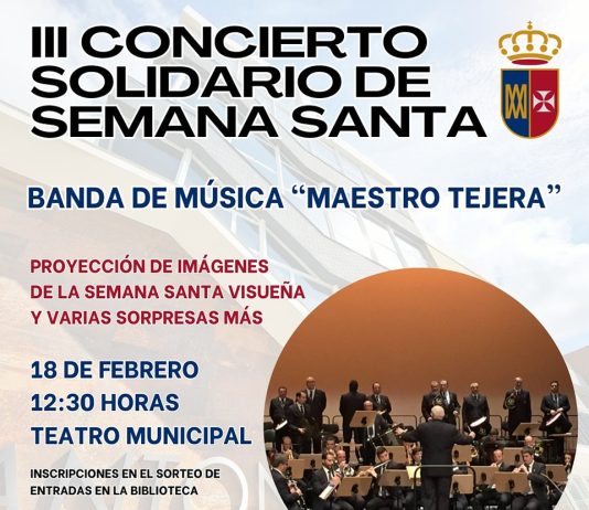 La banda de música del Maestro Tejera protagonizará el tercer concierto solidario de Semana Santa