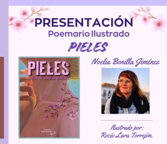 Este jueves se presenta ‘Pieles’, un libro de poemas de Noelia Bonilla