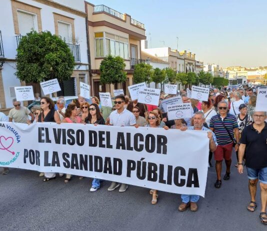 El Viso arropa la manifestación celebrada en Mairena en defensa de la Sanidad Pública