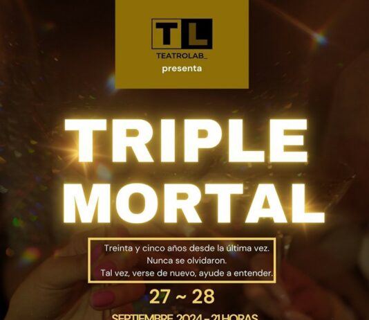 Teatro Lab presenta este fin de semana la obra ‘Triple Mortal’