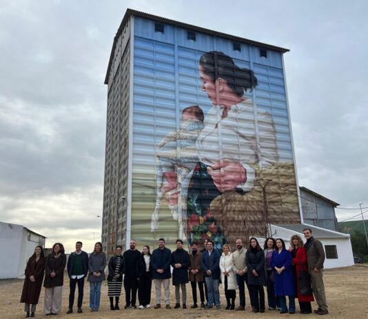 Inaugurado el mural en el Silo de la Vega