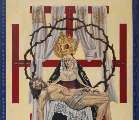 La Piedad protagoniza el cartel de la Semana Santa de 2025, obra de César Ramírez