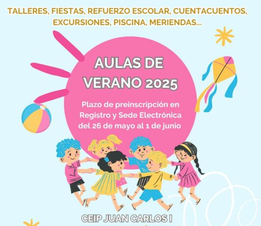 El próximo lunes comienza el plazo de inscripción para las Aulas de Verano