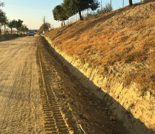 Los trabajos de mejora en la Vía Verde, en su última fase