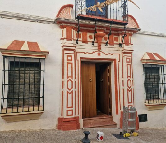 Finalizan los trabajos de conservación de la fachada de la Casa del Párroco