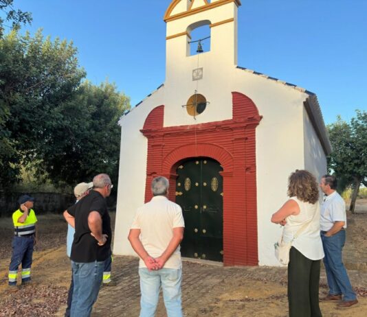 Puesta a punto de los terrenos de Alcaudete para la próxima Romería