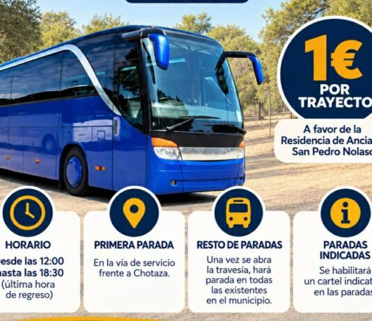 Servicio de autobús para el día de la Romería